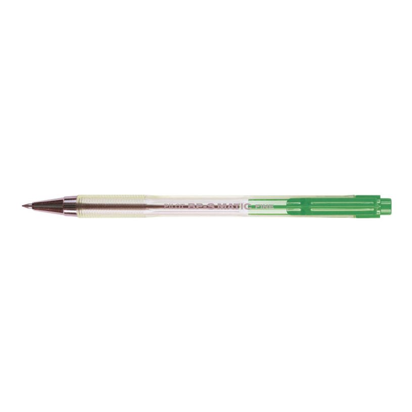4902505156410-Pilot BP-S Matic - Stylo à bille - rétractable - vert - 0.7 mm-P_2550407_1-0