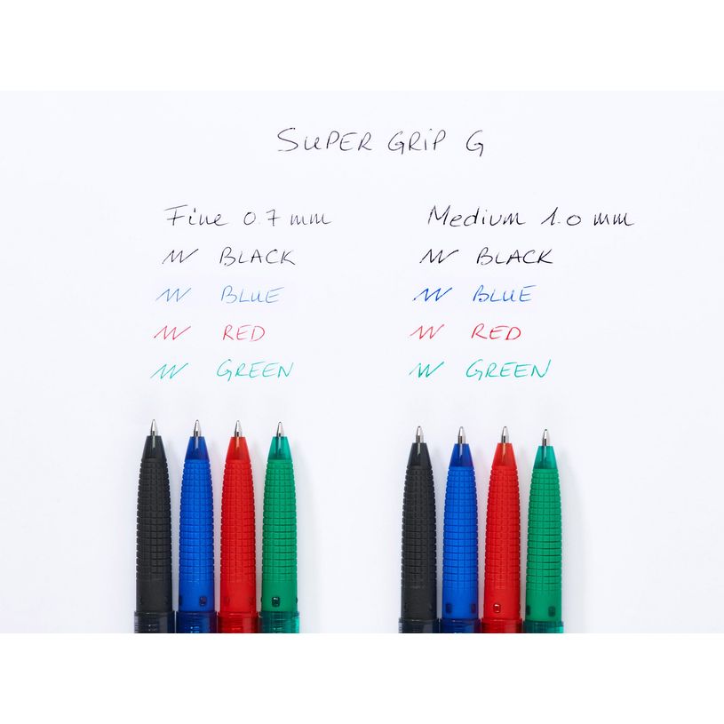 4902505524424-Pilot Super Grip-G - Stylo à bille - bleu - encre à huile - 1 mm - rétractable-P_2605209_4-3