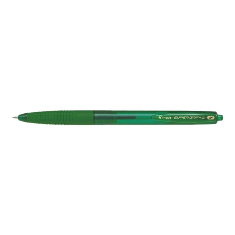 4902505524431-Pilot Super Grip-G - Stylo à bille - vert - encre à huile - 1 mm - rétractable-P_2605403_1-0
