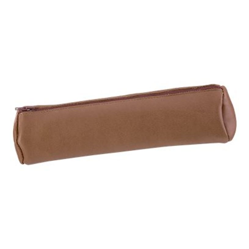 3045052633803-Fourre-tout rond oxford cuir caramel marron- Hamelin-P_263380_2-3