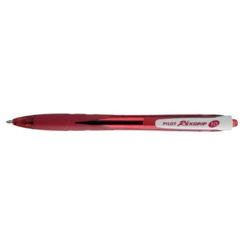 4902505324758-Pilot Réxgrip - Bolígrafo  - rojo - tinta al aceite - 1 mm - medio - retractil--0