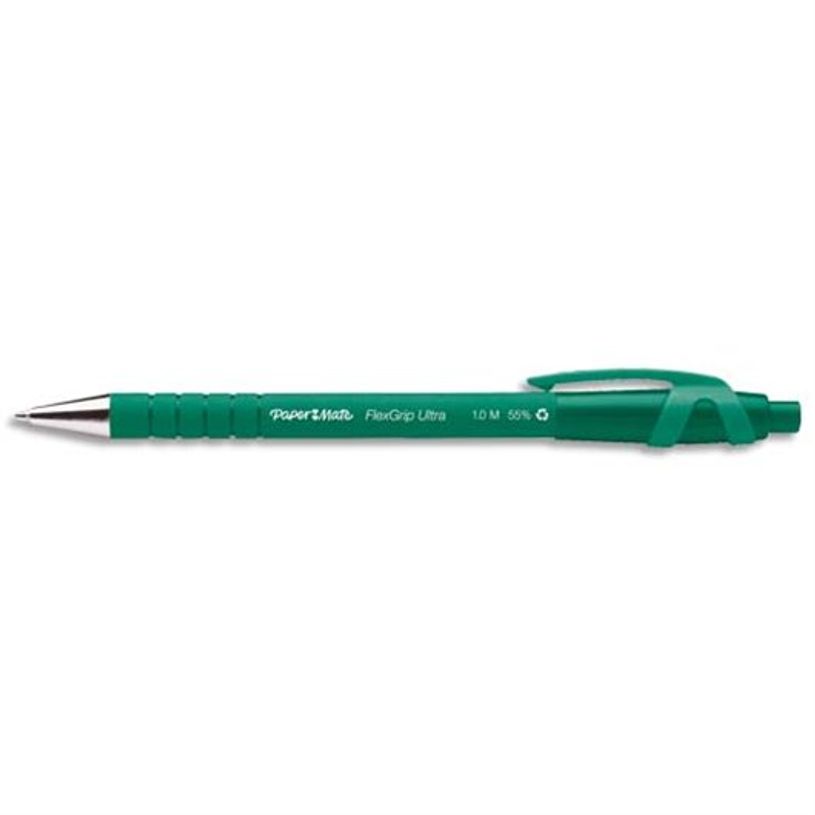 8008285096178-Paper Mate FlexGrip ultra - Stylo à bille - vert - 1 mm - rétractable-P_2654104_1-0