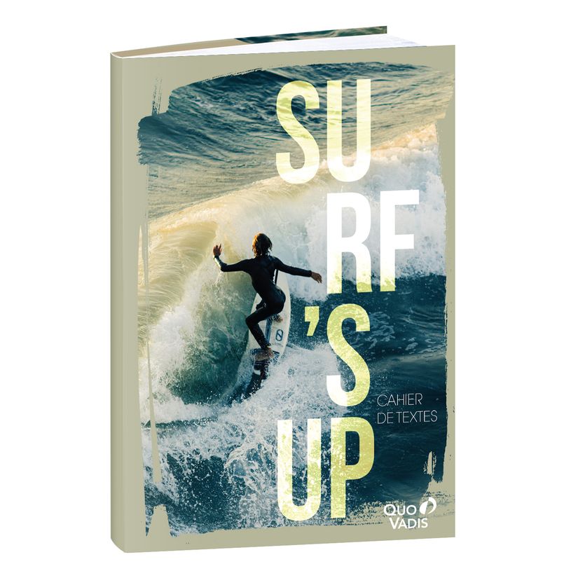 3371010221325-Quo Vadis - Cahier de textes - Français - One Way - Journalier - 15x21 cm - Papier Clairefontaine blanc - Fabri--0