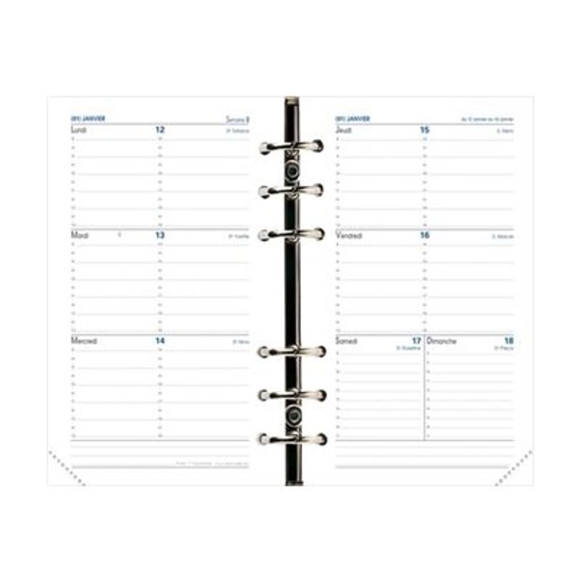 3371010119035-Quo Vadis - Recharge Organiseur - 2026-2027 - Timer 17 Horizontal - Semainier Horizontal - Français - 16 mois de septem-P_269004_1-2