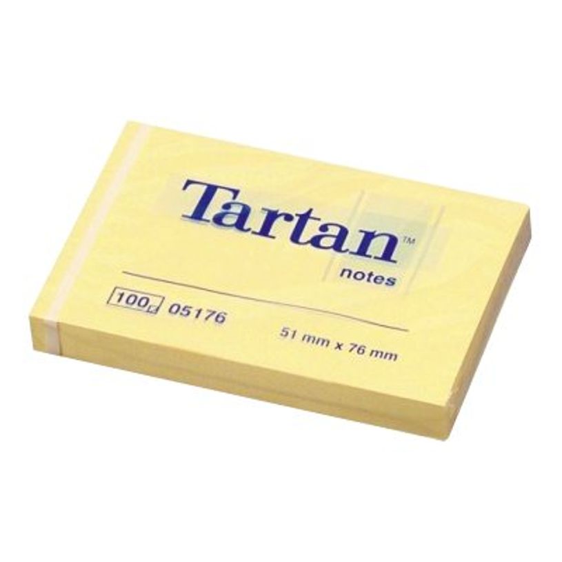 3134375267359-Notes repositionnables Tartan Jaunes - 76 x 51 mm-P_280551_2-1