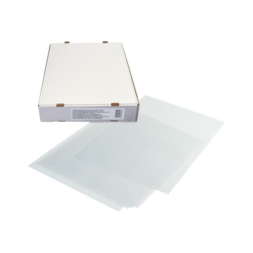 3045050053412-100 Pochettes coin neutres - A4 - pour 25 feuilles - 12/100 - incolore-P_280713_1-0