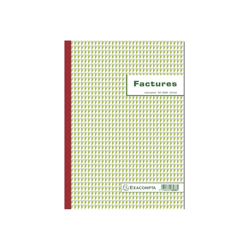 3130630032885-Exacompta - Manifold Carnet de factures avec TVA - 50 tripli - A4-P_2813288_1-0