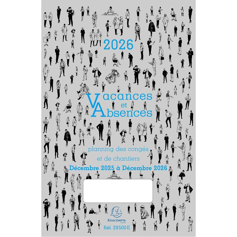 3660942001380-Planning des congés - Vacances et absences de Décembre 2023 à décembre 2024 - Exacompta--0