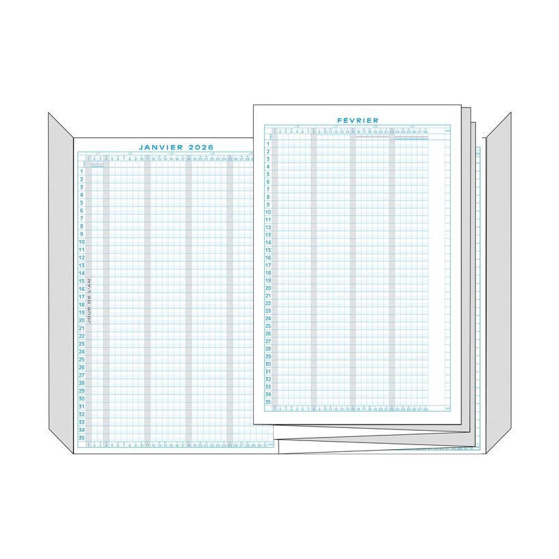 3660942001380-Planning des congés - Vacances et absences de Décembre 2023 à décembre 2024 - Exacompta--1