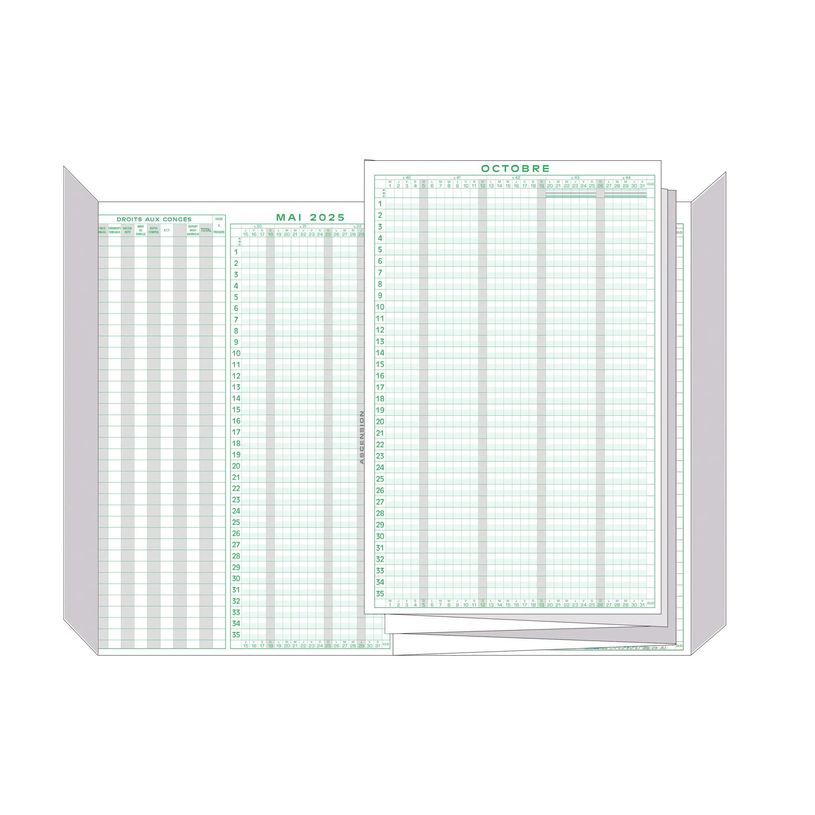 3660942001182-Planning des congés - Vacances et absences de Mai 2025 à Mai 2026 - Exacompta--1