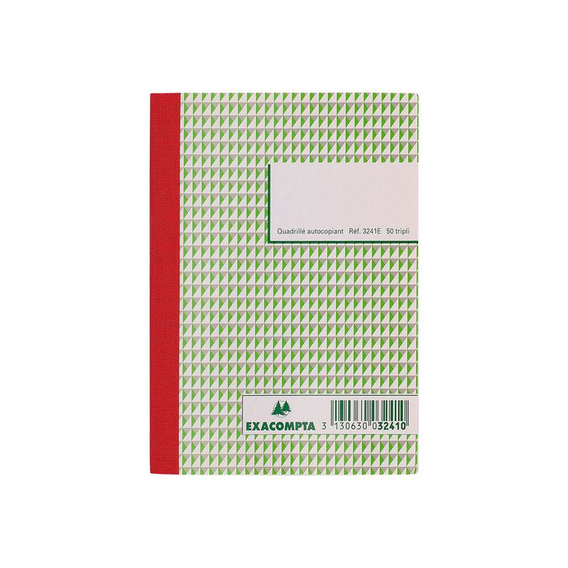 3130630032410-Exacompta - Manifold quadrillé 5x5 - 50 tripli - 15 x 10,5 cm-P_283241_1-0