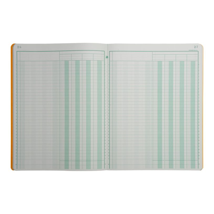 3130632040406-Exacompta - Piqûre comptable - 4 colonnes par page - 32 x 25 cm - 80 pages-P_284040_4-3