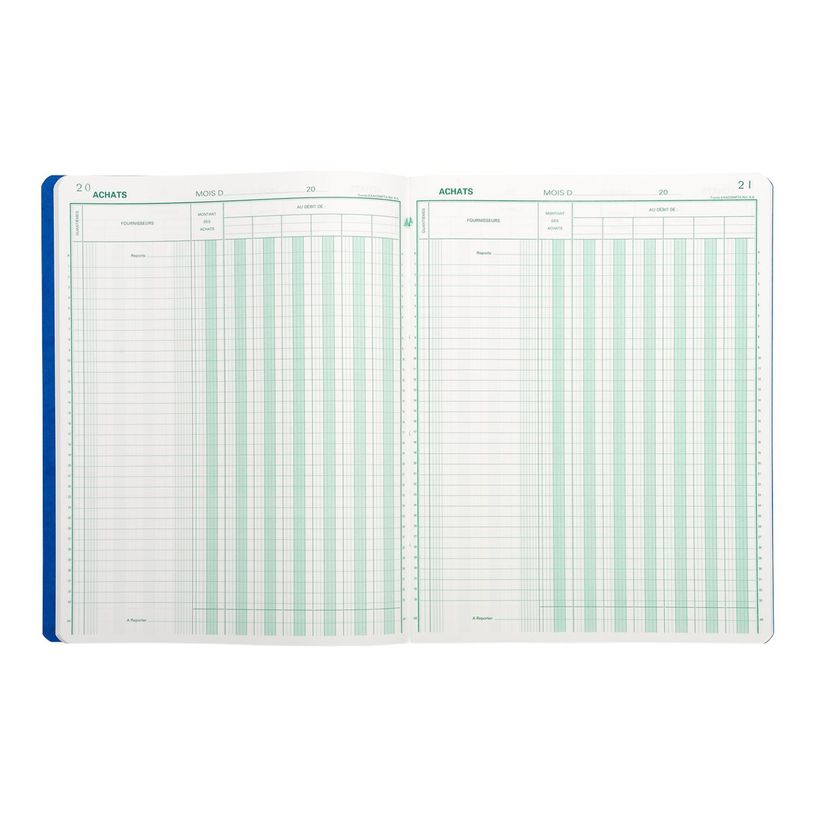 3130632065607-Exacompta - Piqûre Achats - 7 colonnes par page - 32 x 25 cm - 80 pages-P_286560_1-0