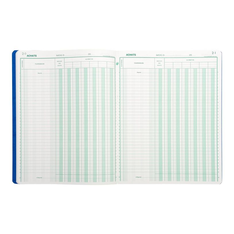 3130632065607-Exacompta - Piqûre Achats - 7 colonnes par page - 32 x 25 cm - 80 pages-P_286560_3-2