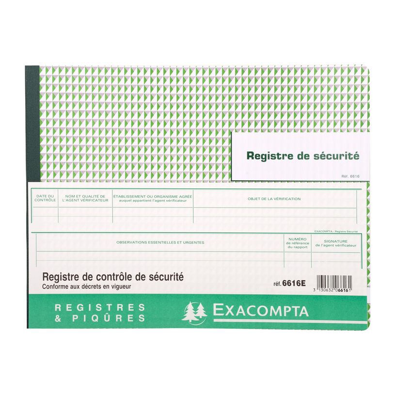 3130630066163-Exacompta - Registre des contrôles de santé et de sécurité au travail - 24 x 32 cm-P_286616_2-1