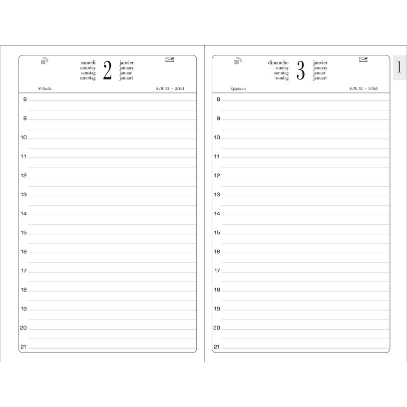 3371010132942-Agenda Travers Korex - 1 jour par page - 13 x 21 cm - disponible dans différentes couleurs --P_289082_5-2