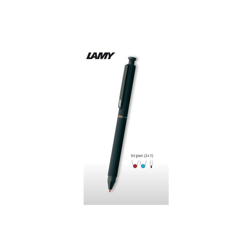 4014519115403-LAMY Tri pen - Stylo à bille 3-en-1 : bleu, rouge et porte-mine - noir mat-P_300000562_1-0