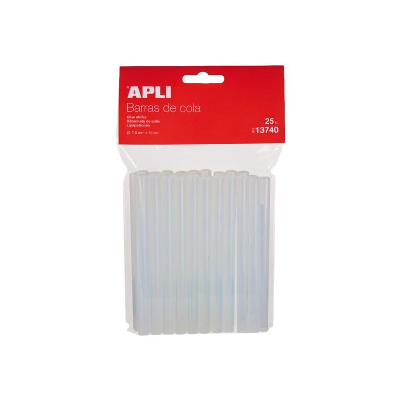 8410782137405-APLI kids - 25 bâtons de colle pour pistolet à colle - transparent-P_300002336_2-0