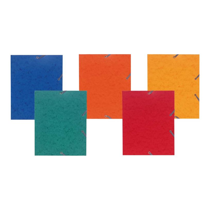 3130630552000-Exacompta Nature Future - Chemise à élastique à 3 rabats - A5 - couleurs assorties-P_300006525_2-1