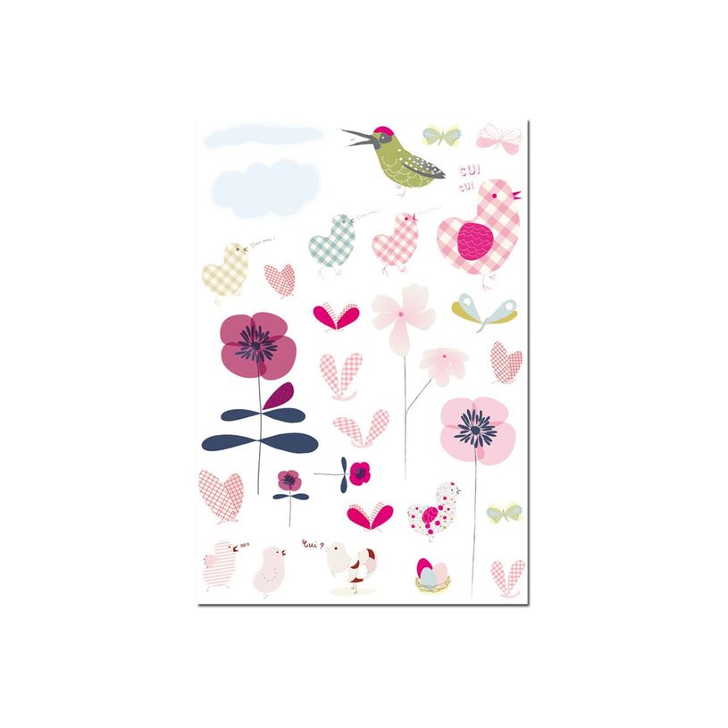 3329680848403-Figurato Nature - adhésif décoratif - jardin printannier - 345 x 490 mm - 2 feuilles-P_300006662_1-0