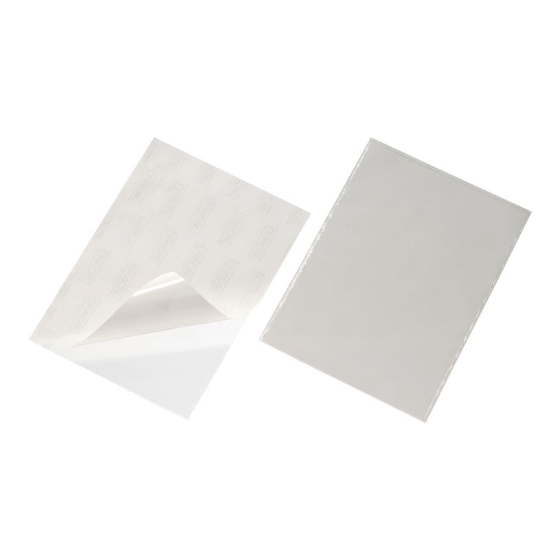 4005546806945-Sachet de 10 pochettes adhésives Pocketfix A4 DURABLE – Polypropylène transparent - dos adhésif po-P_300006763_2-1