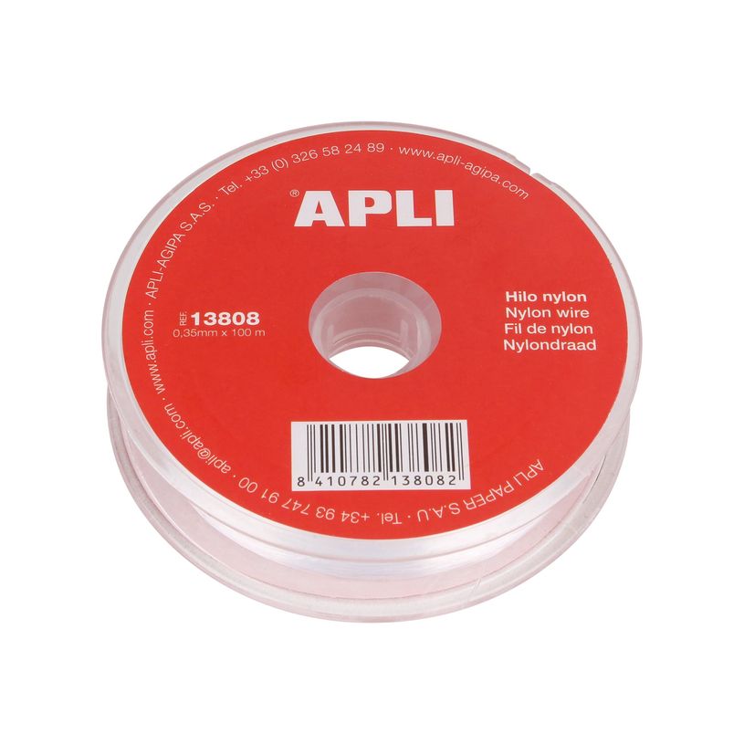8410782138082-APLI kids - Fil artisanal - 0.35 mm x 100 m - transparent - nylon-P_300009006_1-0