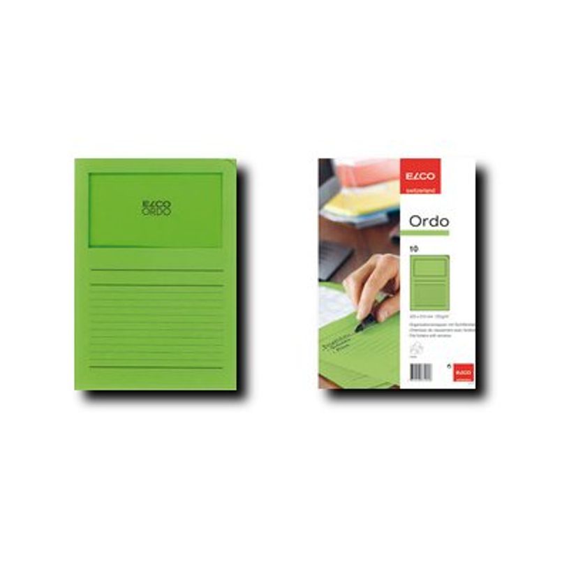 7610425331608-ELCO ordo classico - pochette coin - A4 - vert vif (pack de 10)-P_300009607_1-0