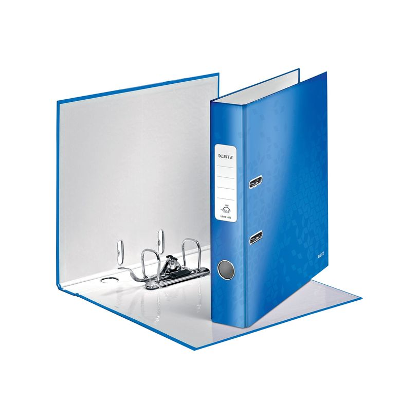 4002432394746-Leitz WOW 180° - classeur à levier - pour A4 - capacité : 350 feuilles - bleu métallis-P_300009684_9-2