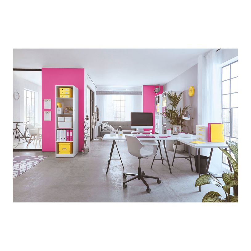 4002432394739-Leitz WOW 180° - classeur à levier - pour A4 - capacité : 350 feuilles - rose métallis-P_300009686_4-5