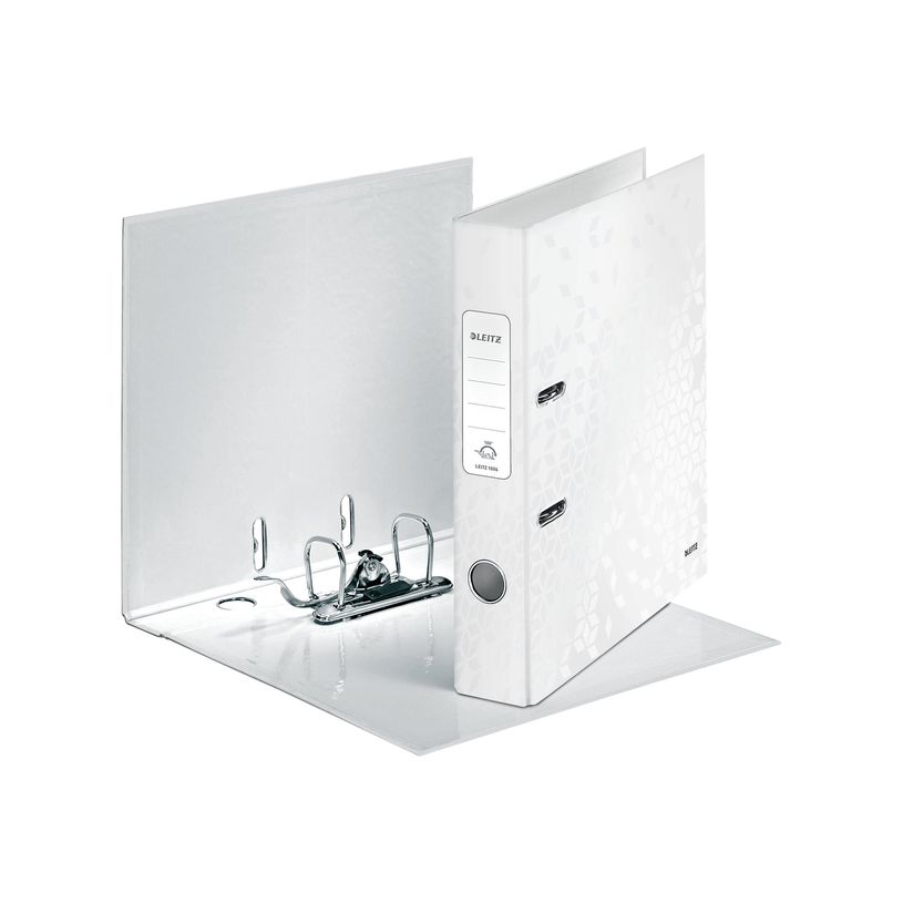 4002432394777-Leitz WOW 180° - classeur à levier - pour A4 - capacité : 350 feuilles - blanc perle-P_300009687_4-1