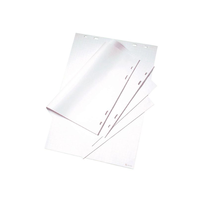 5016812311703-Nobo B1 - Bloc de papier pour tableau - 70 cm x 1 m - 40 feuilles - uni (pack de 5)-P_300009751_2-1