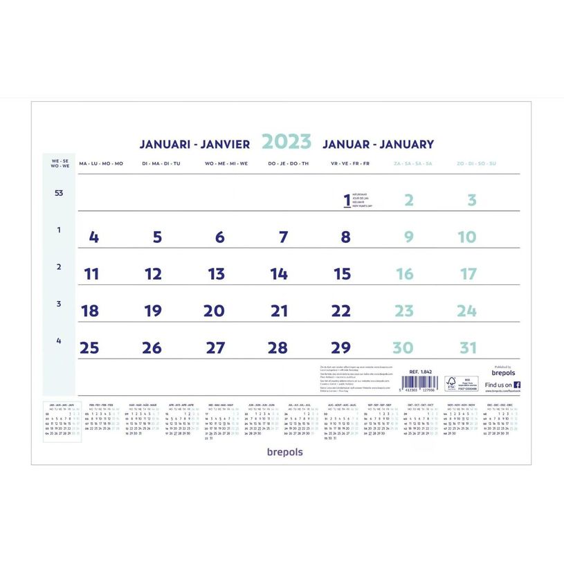5412303127936-Brepols - calendrier mensuel - 430 x 315 mm-P_300009797_1-0