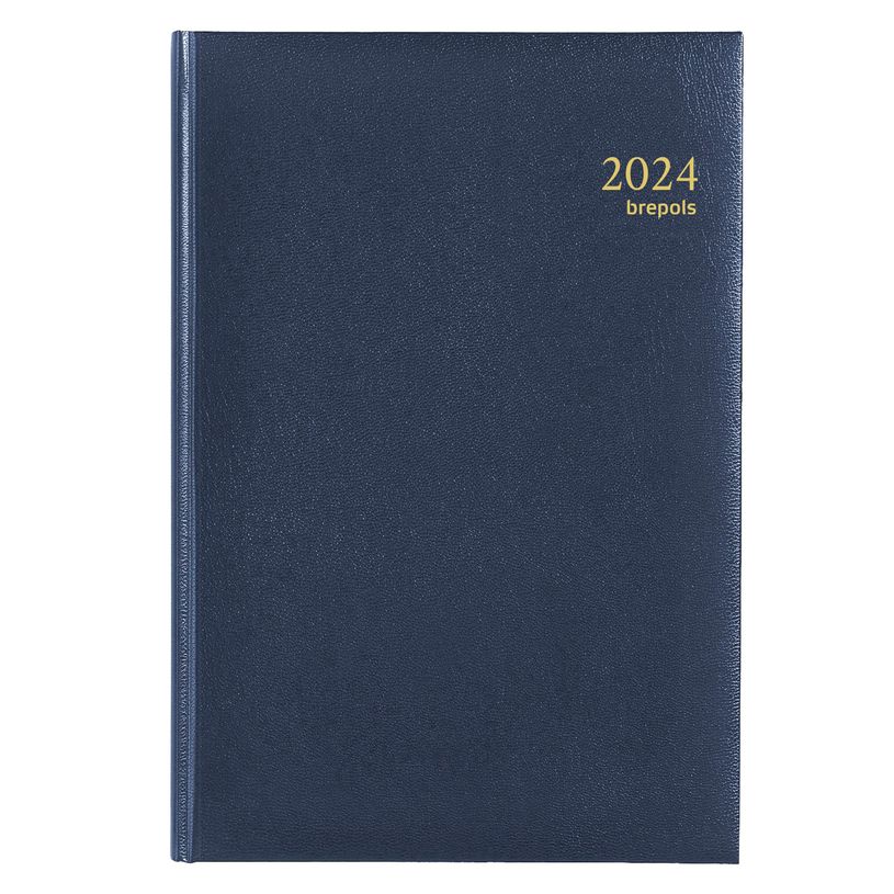 5412303005616-Agenda Lima Euro - 1 jour par page - A5 - bleu - Brepols-P_300009798_1-0