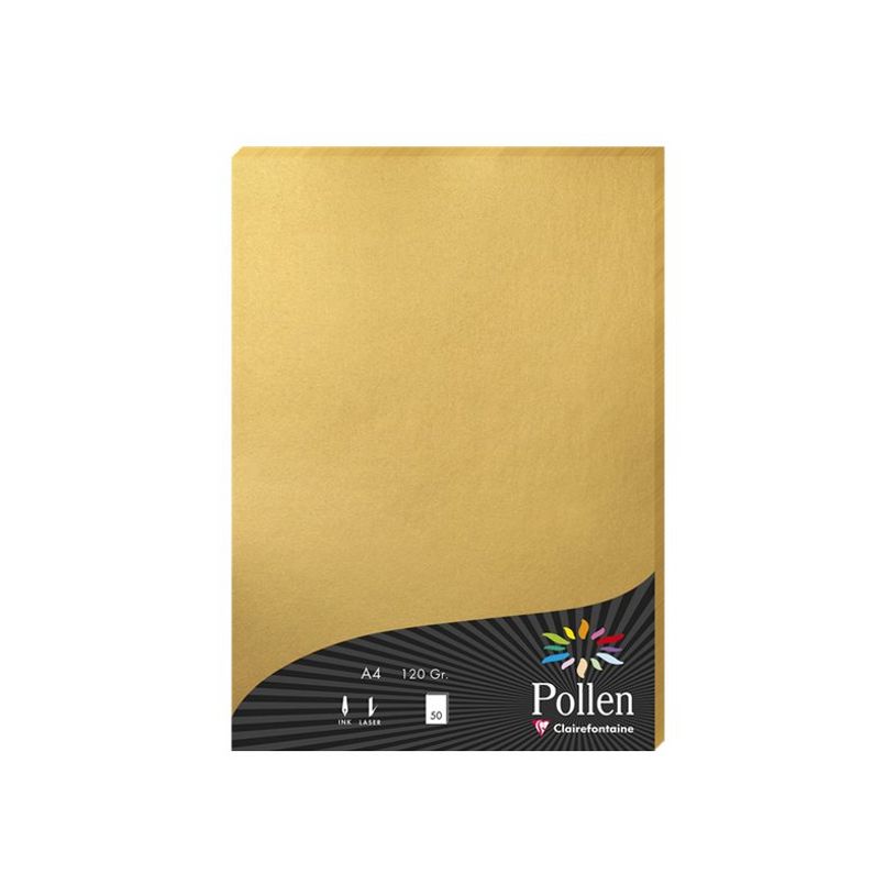 3329680042009-Clairefontaine Pollen - papier coloré - 50 feuille(s) - A4 - 120 g/m²-P_300010101_1-0