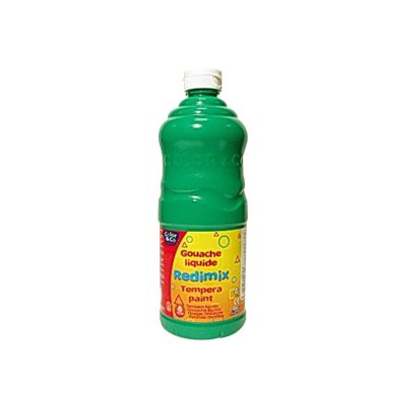3013641880341-Lefranc Bourgeois REDIMIX - Peinture - peinture à tempera - vert brillant - 1 L-P_300010345_1-0