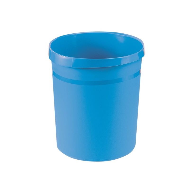 4012473090200-HAN GRIP - corbeille à papier - 18 L - polypropylène (PP), plastique - bleu clair-P_300012159_1-0