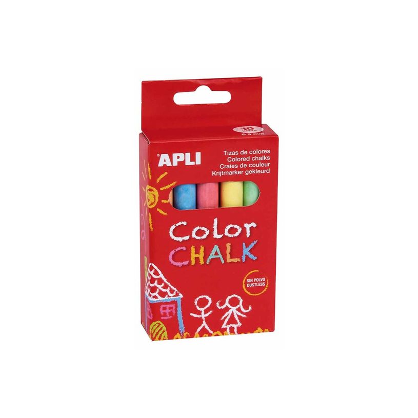 8410782145745-APLI - Craie - sulfate de calcium - pour tableau noir, revêtement - jaune, bleu, lilas, o-P_300012176_3-1