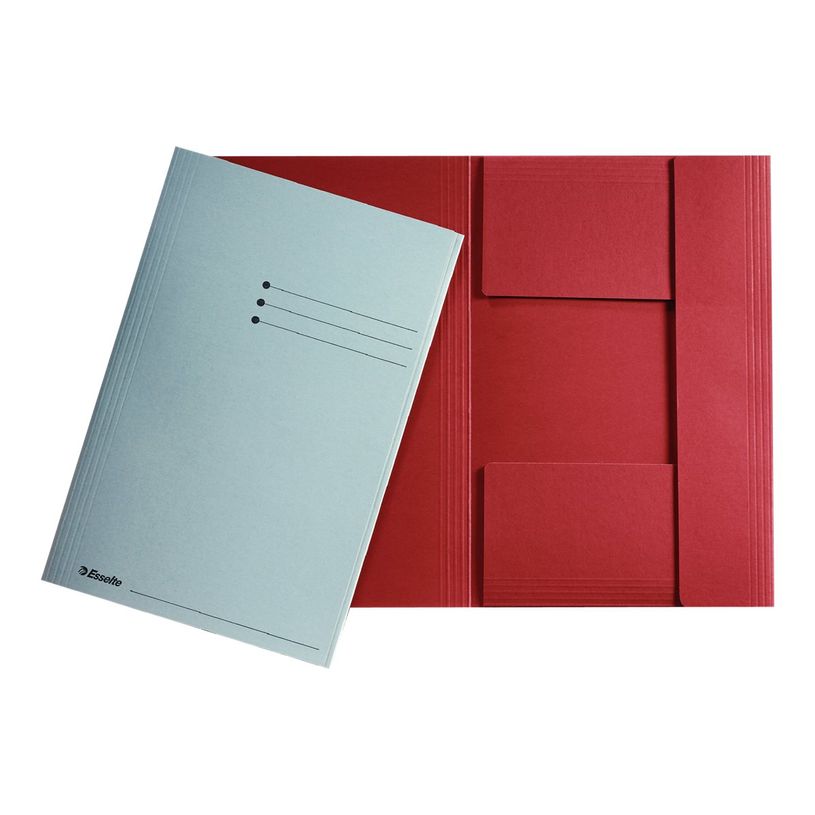 5411313603171-Esselte Manilla - chemise à 3 rabats - Folio - pour 200 feuilles - rouge (pack de 50)-P_300012295_1-0
