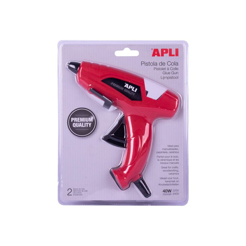 8410782139423-APLI - pistolet à colle 40W + 2 bâtons-P_300012664_1-0