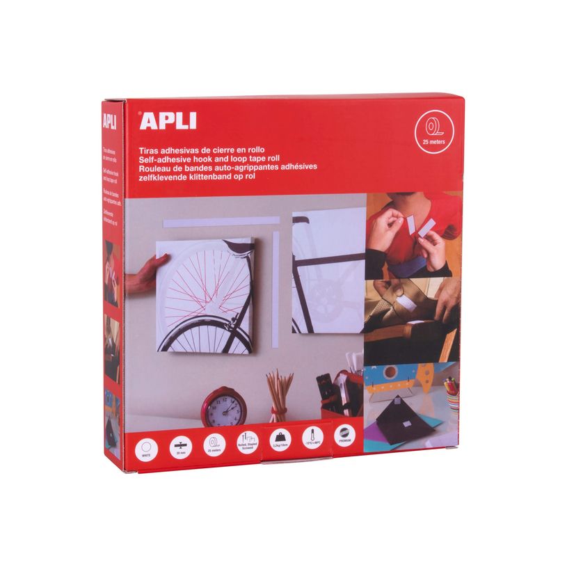 8410782149033-APLI kids - Fermeture velcro - 20 mm x 25 m - blanc - acrylique-P_300012666_1-0