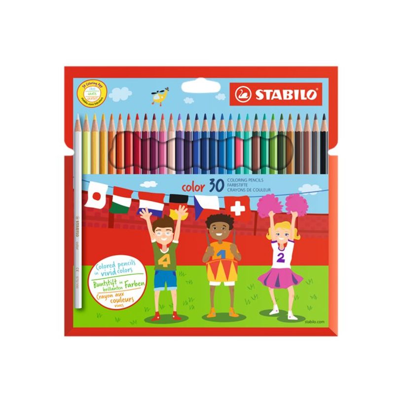 4006381488051-STABILO color - crayon de couleur - couleurs vives assorties (pack de 30)-P_300012887_2-1