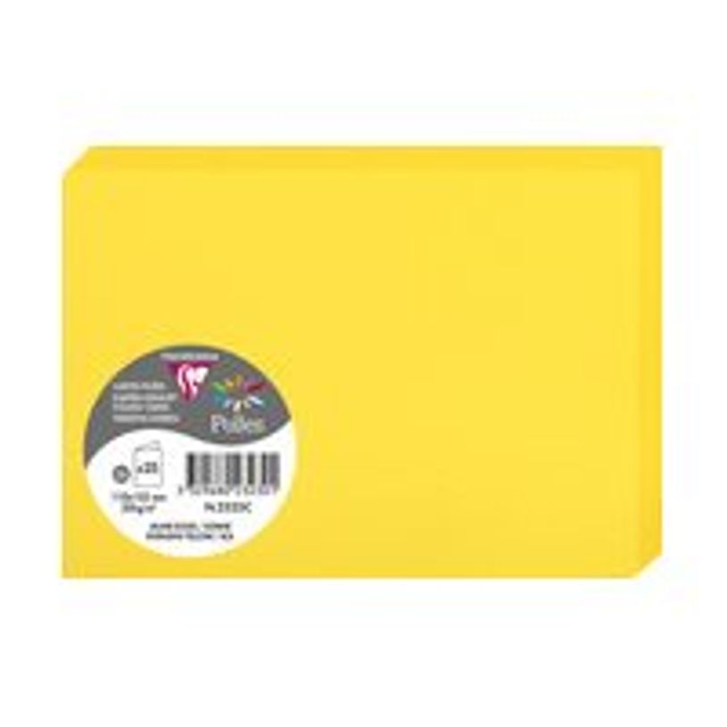 3329680232301-Clairefontaine Pollen C6 - cartes pliées en deux - 25 carte(s) - 110 x 155 mm - 210 g/m²-P_300013914_2-1