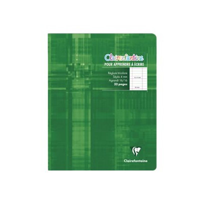 3329680379501-Clairefontaine Metric - Cahier d'écriture 4mm - 17 x 22 cm - 32 pages - grands carreaux (Seyès) - disponi-P_300014113_1-0