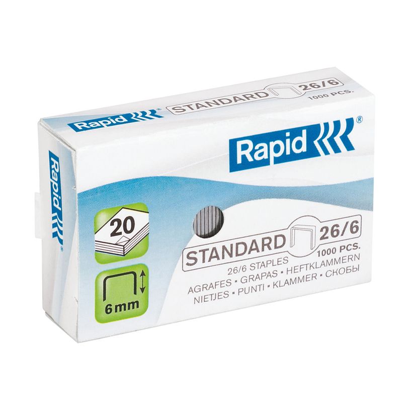 7313468613006-Rapid Standard - agrafes - 26/6 - 6 mm - pack de 1000-P_300014223_1-0