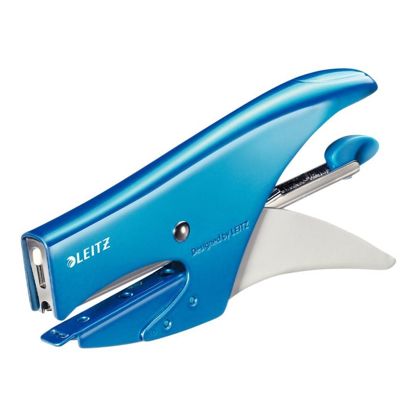4002432100156-Leitz WOW pince agrafeuse - 15 feuilles - bleu métallique-P_300014225_2-0