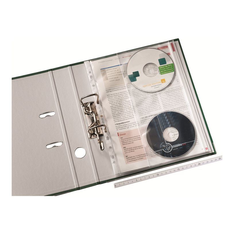 4002432363407-Leitz - pochette perforée - pour A4 - capacité : 40 feuilles - clair (pack de 5)-P_300014255_3-2