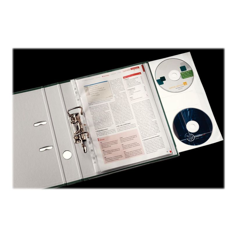 4002432363407-Leitz - pochette perforée - pour A4 - capacité : 40 feuilles - clair (pack de 5)-P_300014255_5-4