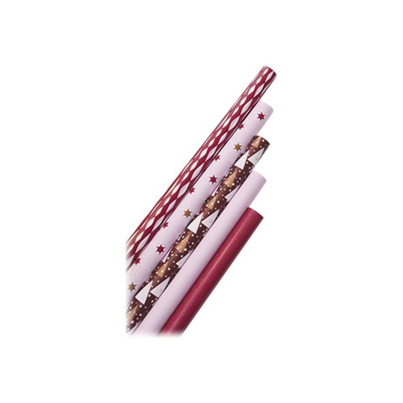 3329682017302-Clairefontaine Excellia - emballage cadeau - 70 cm x 10 m - iridescent powder pink colors, assorted -P_300014484_12-11