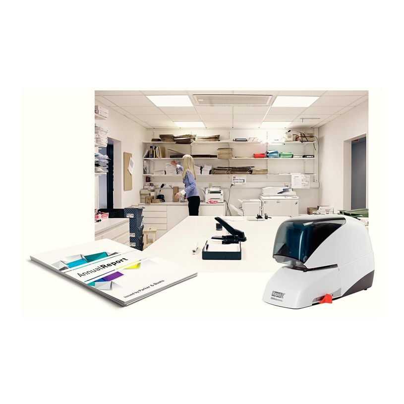 7313469932120-Rapid 5050e - agrafeuse électrique - 50 feuilles - plastique, métal - blanc et noir-P_300015905_9-5