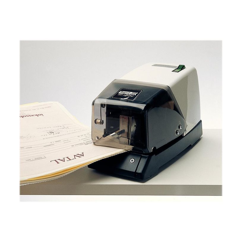 7313468019327-Rapid Classic 100E - agrafeuse électrique - 50 feuilles - plastique, métal - blanc et no-P_300015941_6-2